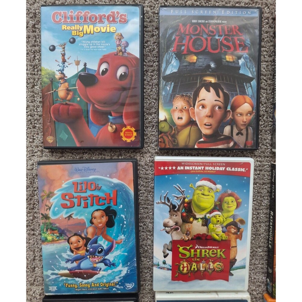 Lot of 11 Walt Disney Pixar DVD Movies Animated Cartoon Family Kids Children - Picture 2 of 6